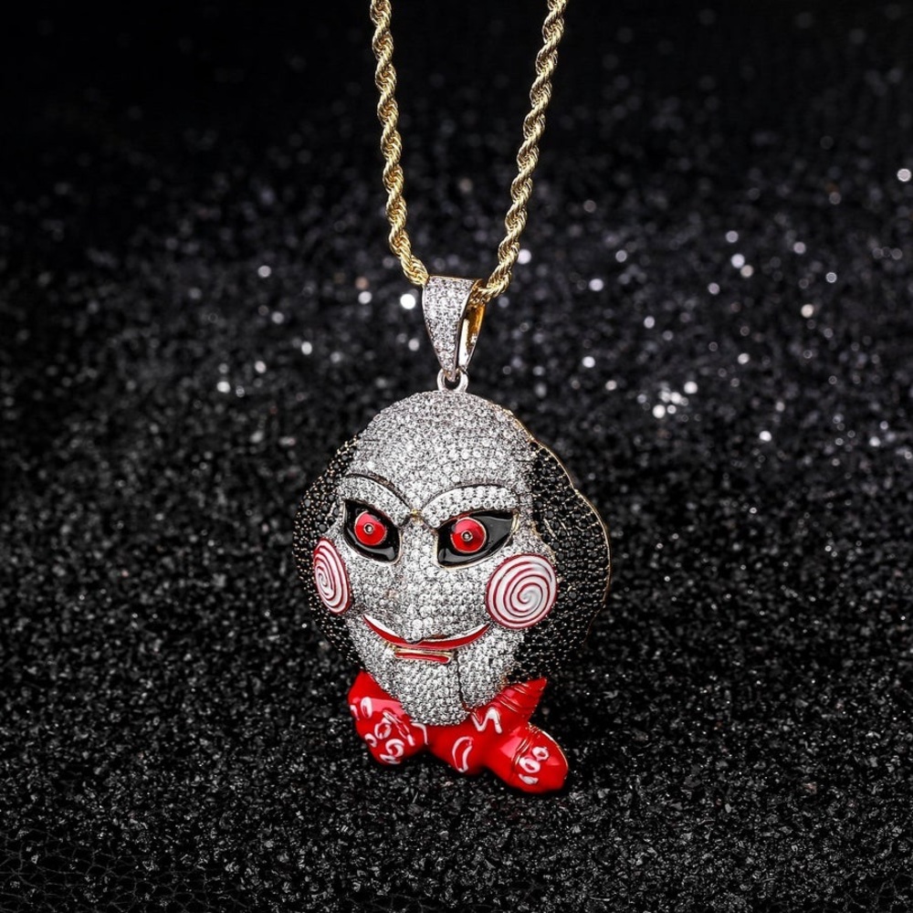 NEW!!Jigsaw Pendant Stndrdz crystal necklace